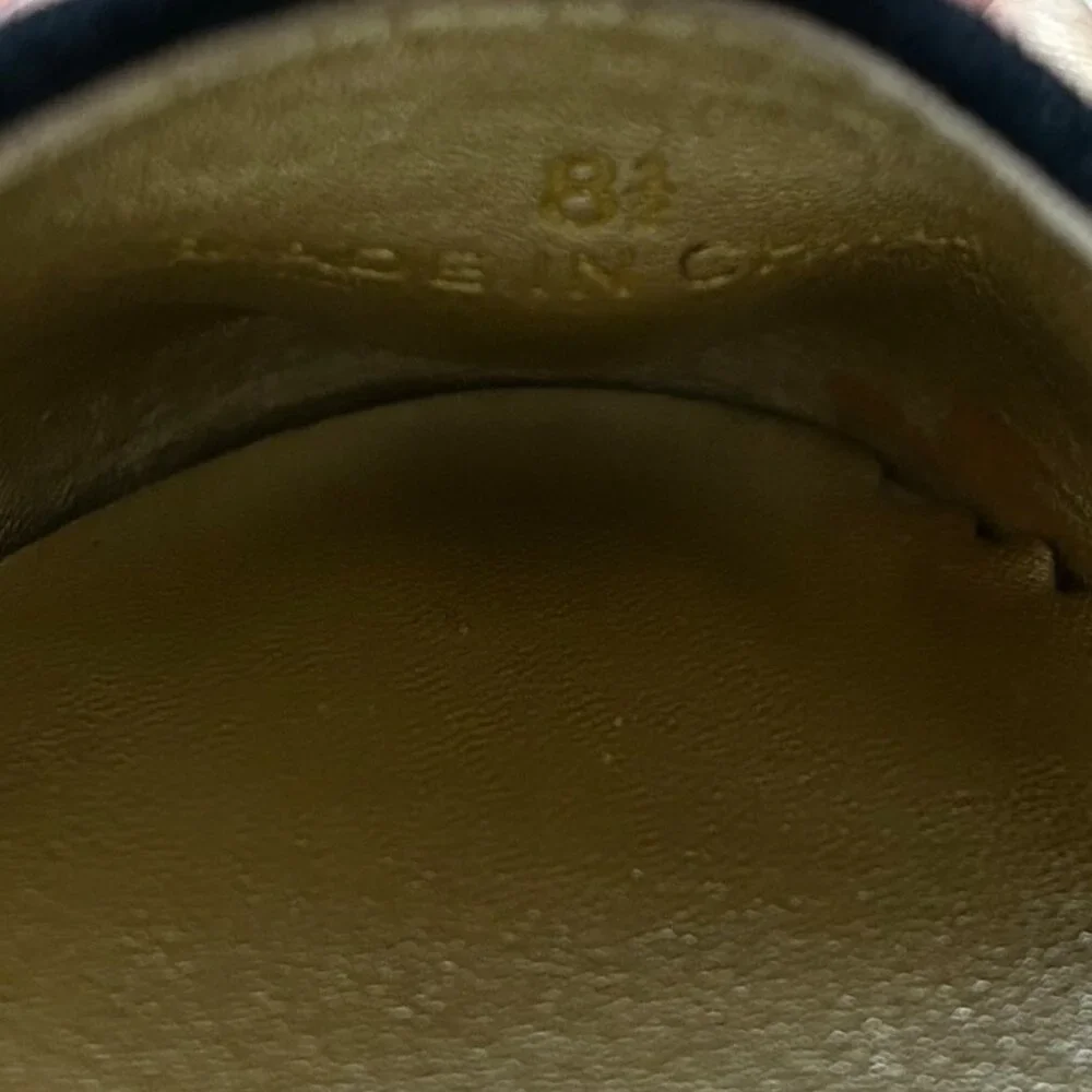 Elaine Turner‎ Velvet Black Copper Slip On Ballet Flats (8.5)